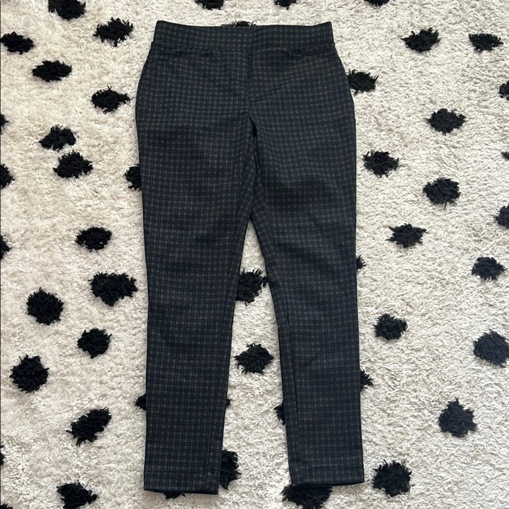 Calvin klein size 4 Black and Gray Checkered Pants